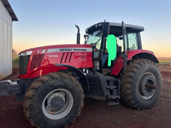 Trator Massey Ferguson 7318 – 2023 | Piloto Automático | Alto desempenho