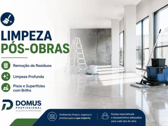 LIMPEZA PÓS-OBRAS